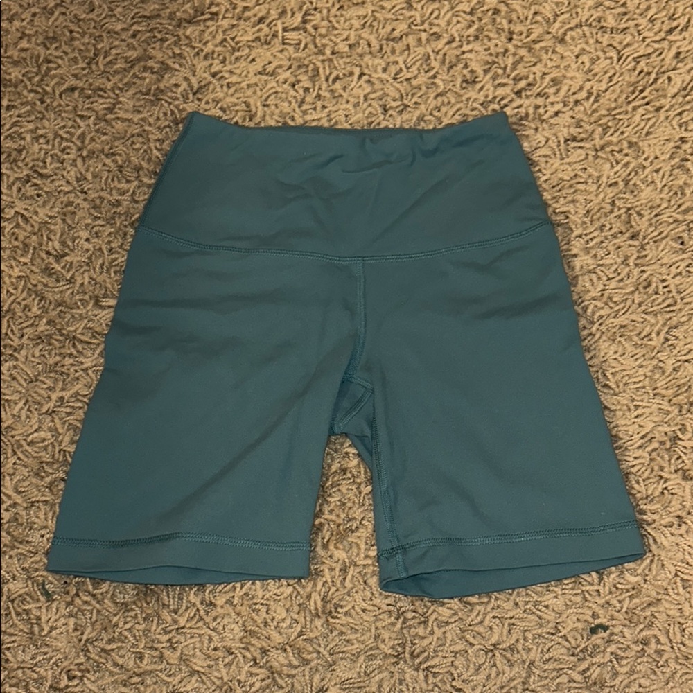 Women's Teal Biker Shorts